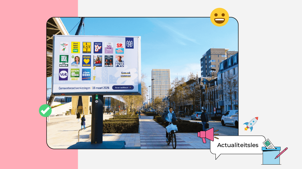 Nieuw: Actualiteitsles Get ready voor de gemeenteraadsverkiezingen!